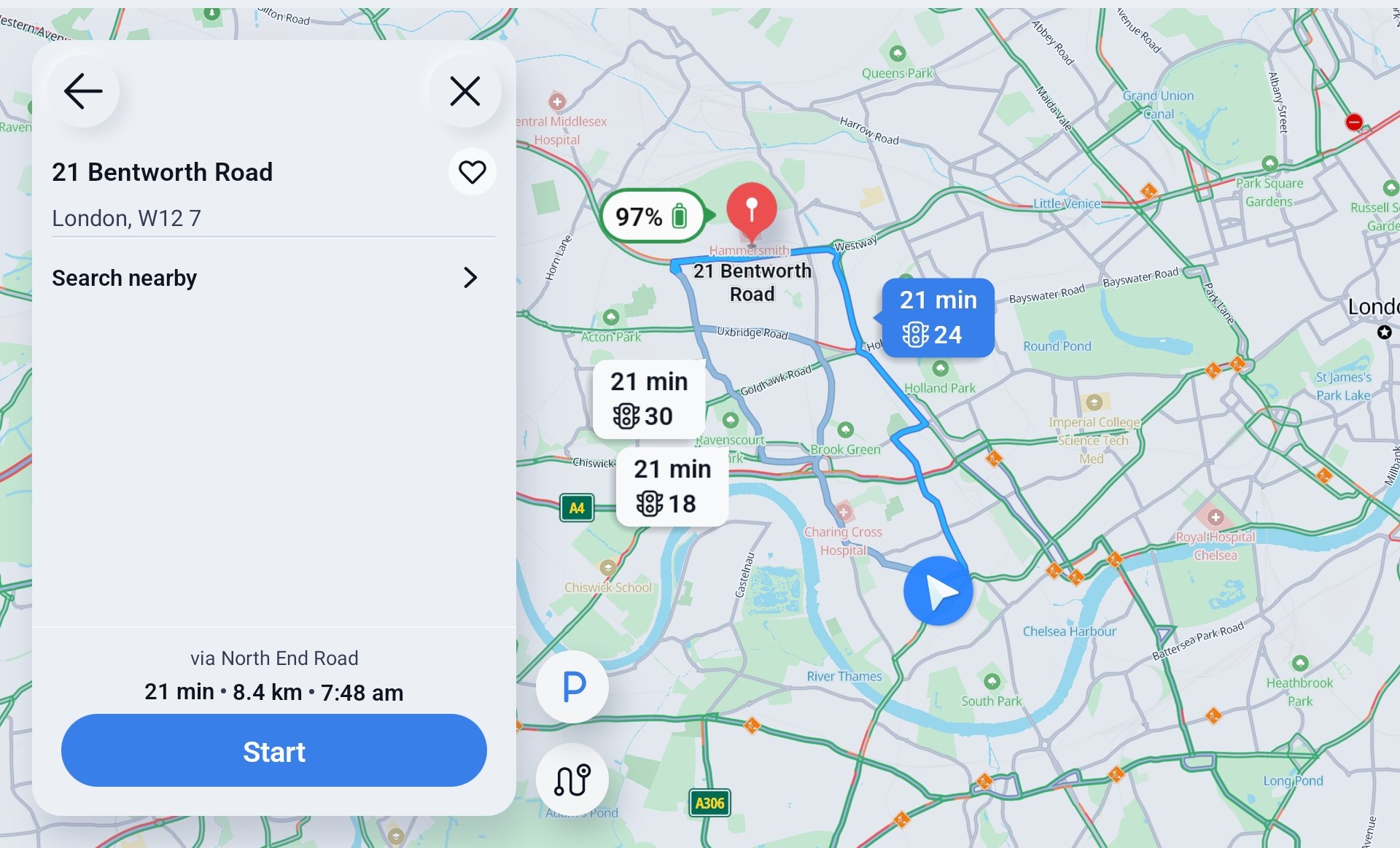 路线气泡